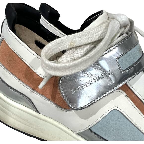 Pierre Hardy Women’s Street Life Sneakers Suede Trainers Low-Top SZ 39 US 9 - Picture 3 of 11